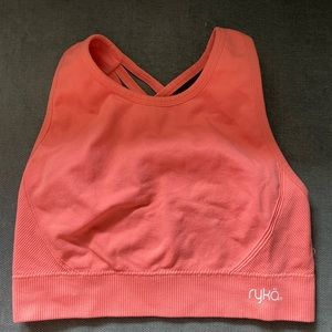 Ryka Sports Bra Strappy Sz M Orange